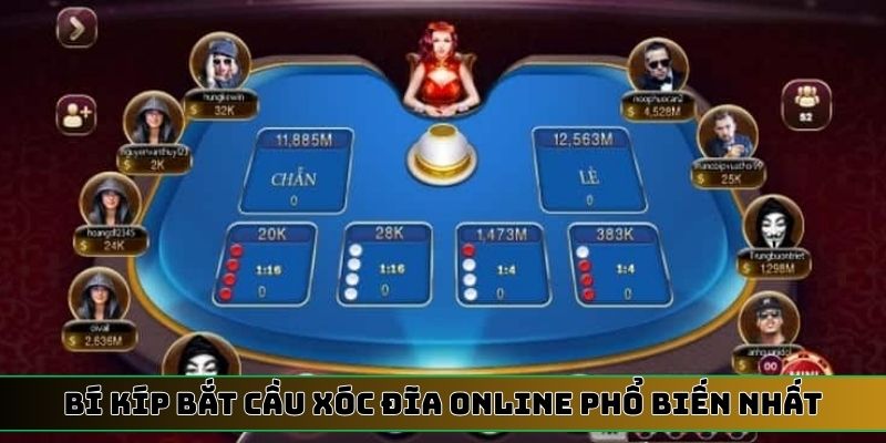Bí kíp bắt cầu Xóc đĩa online phổ biến nhất
