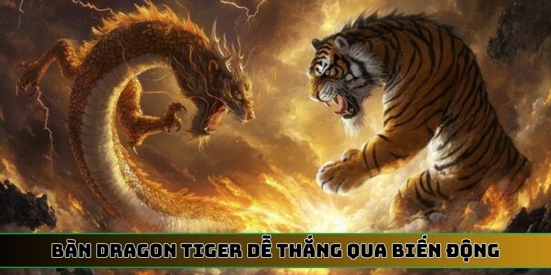 Cách nhận biết bàn Dragon Tiger dễ thắng qua biến động