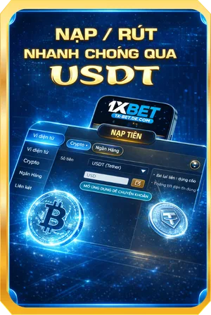 Nạp rút trên 1xbet siêu nhanh